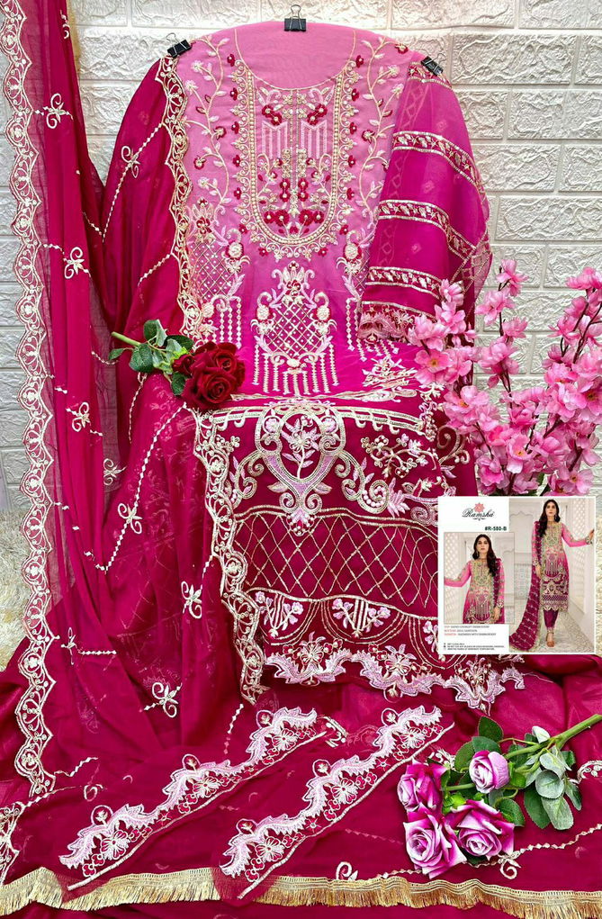 R 580 nx By Ramsha Pakistani Salwar Suits Catalog 